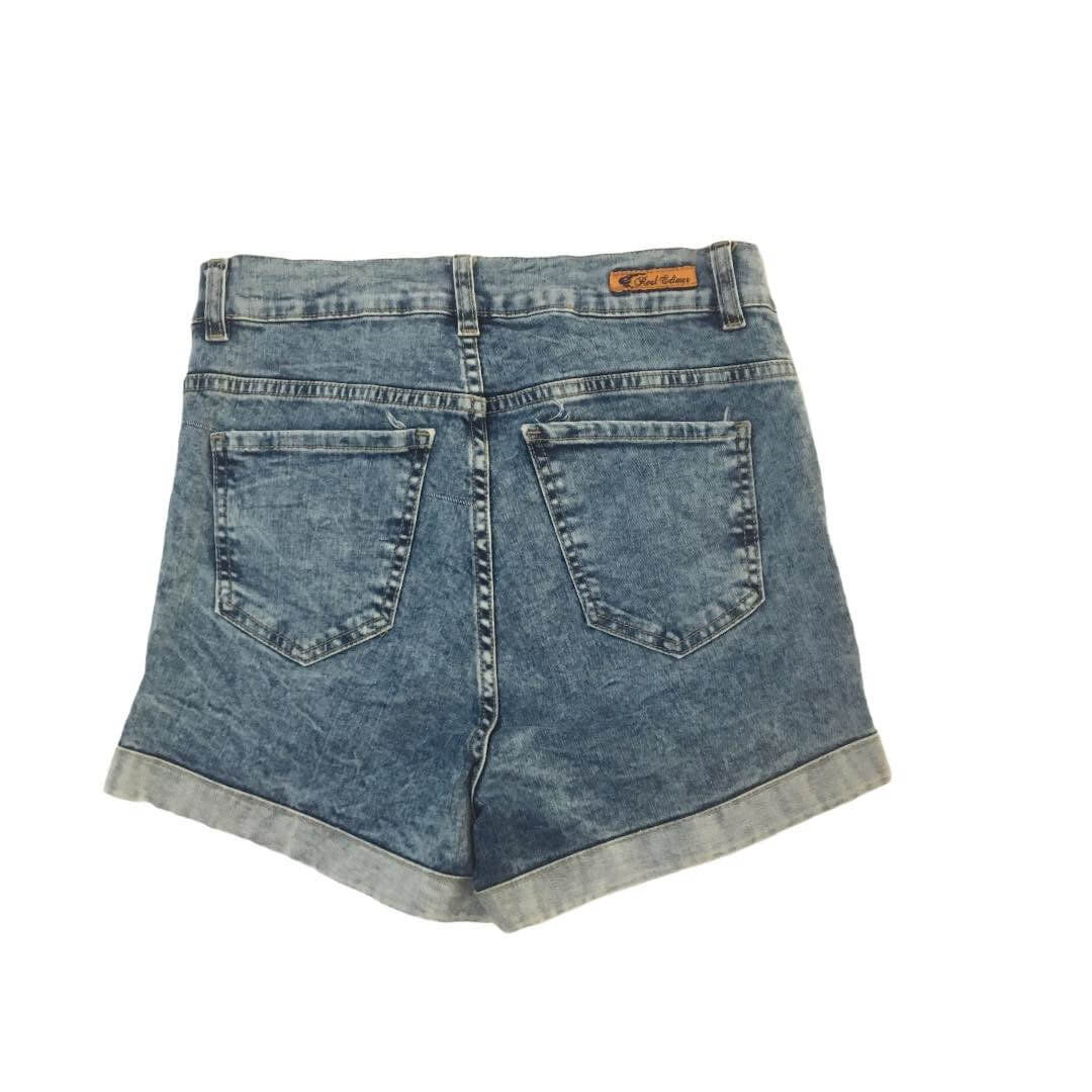 SHORT JEAN DE DAMA TIRO ALTO NEVADO - Imagen 2