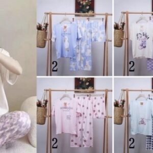 PIJAMA DAMA 3 PIEZAS TALLE UNICO (L/XL)
