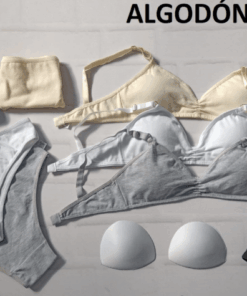 CONJUNTO TAZA REMOVIBLE ALGODÓN Y LYCRA