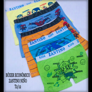 Alternative view of BOXER NIÑO ESTAMPADO ECONÓMICO