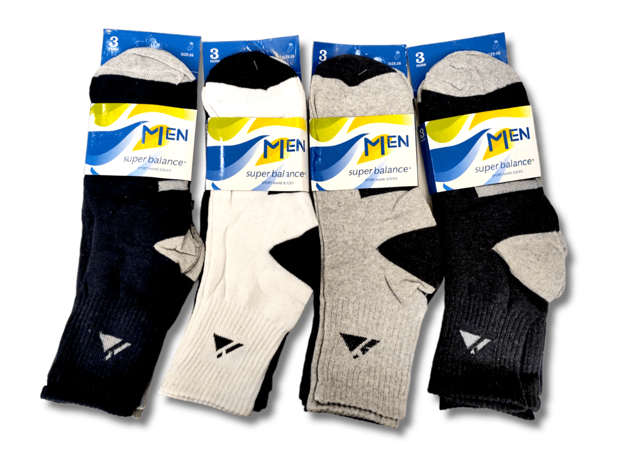PACK X12 MEDIA 3/4 MEN HOMBRE