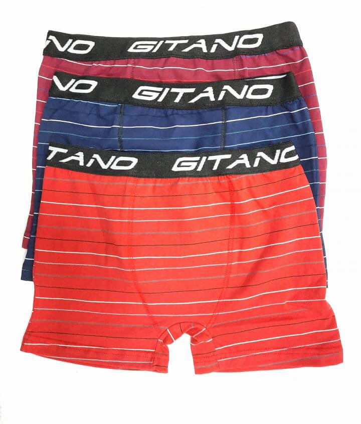 BOXER ADULTO ALGODÓN GITANO RAYADO