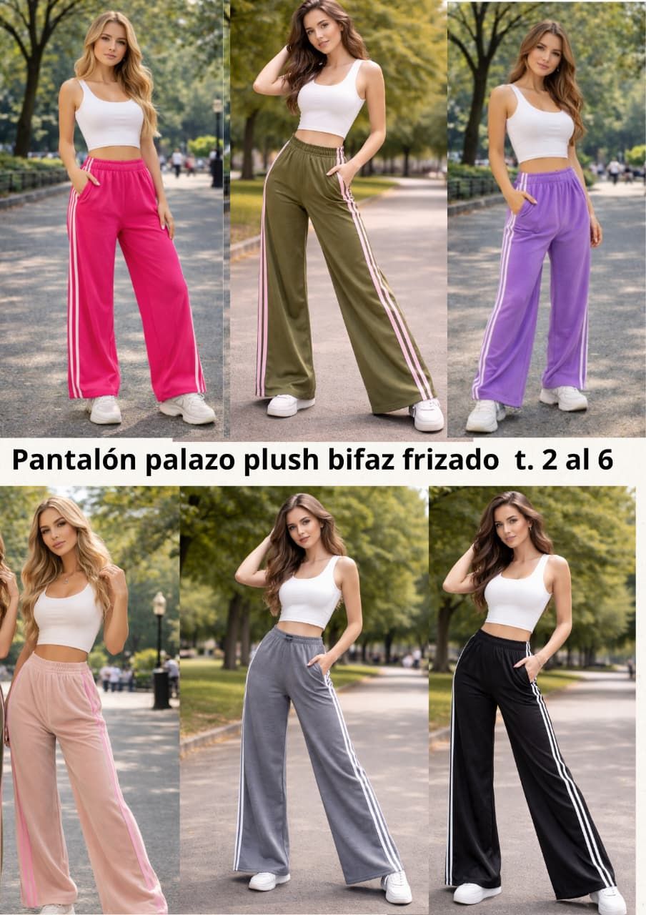 Alternative view of PALAZZO PLUSH BIFAZ 3 RAYAS