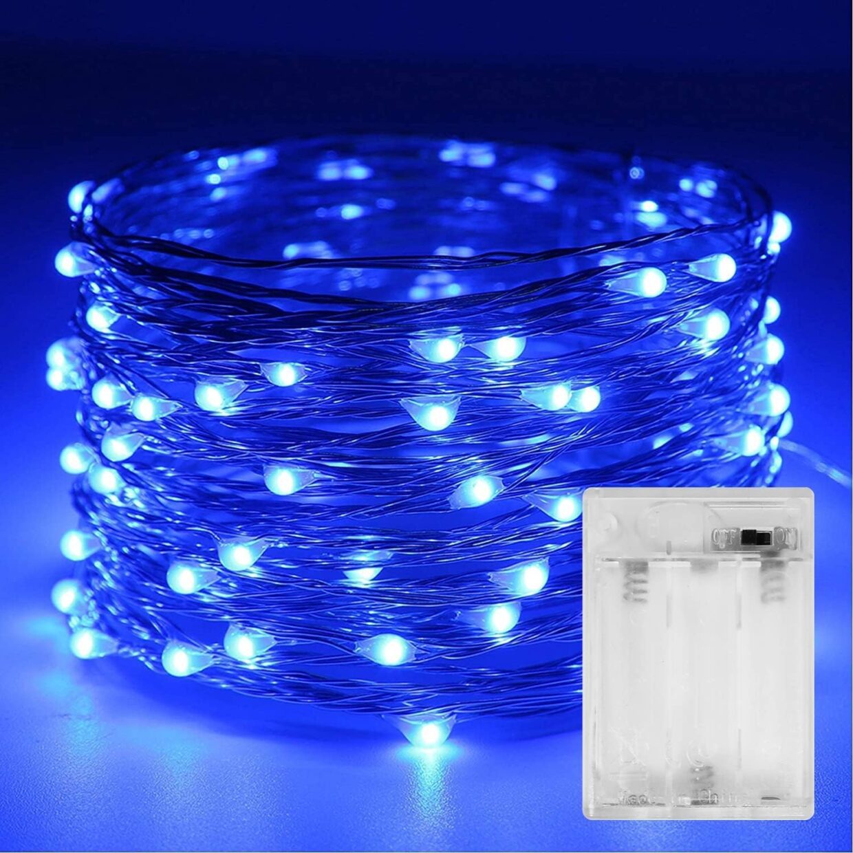 LUCES MICRO LED ALAM 30 L AZUL FIJA 3 MTS EN BOLSA