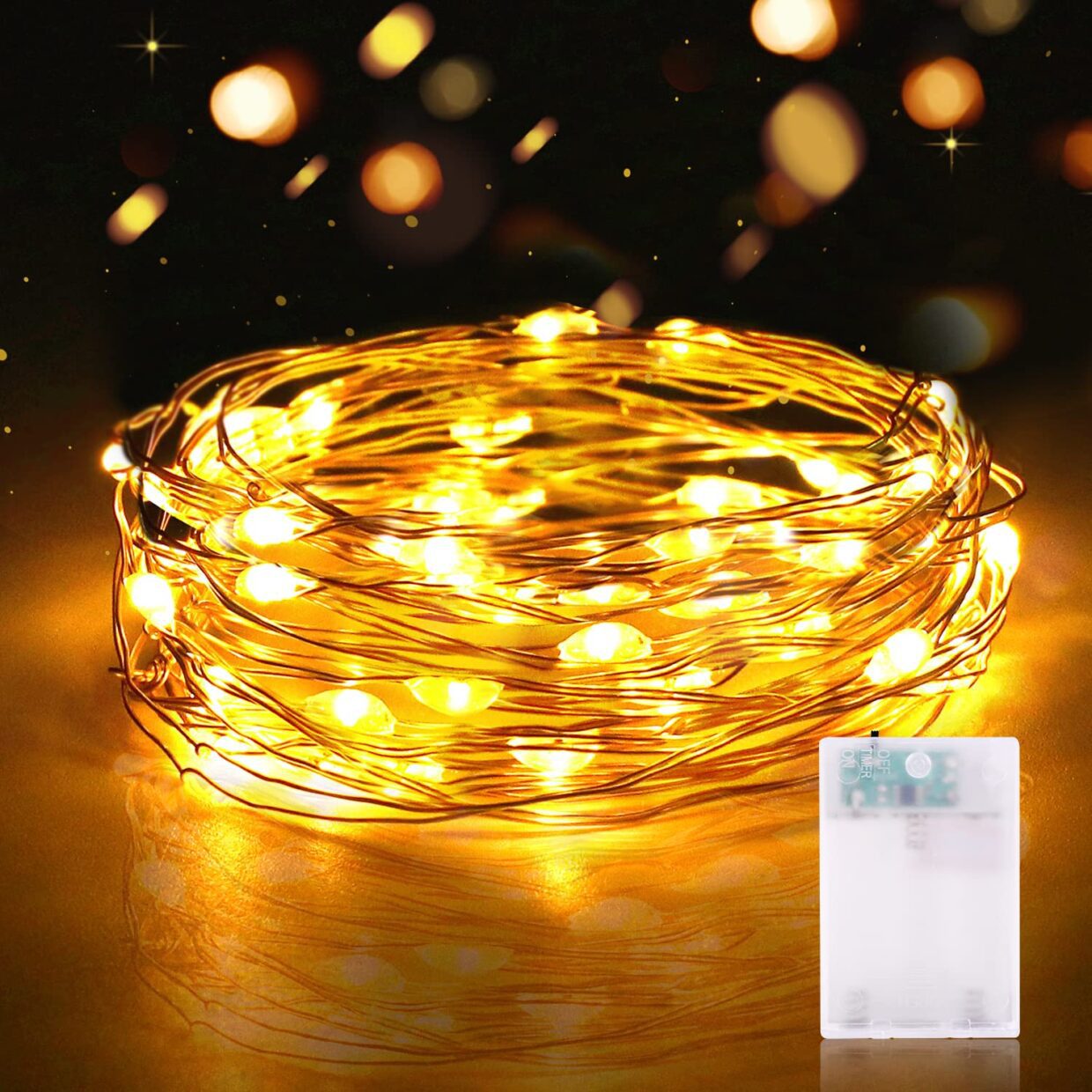 LUCES MICRO LED ALAM 30 L BCA CAL FIJA 3 MTS EN BOLSA