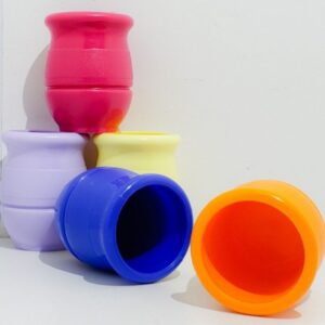 MATE PLASTICO COLORES SURT