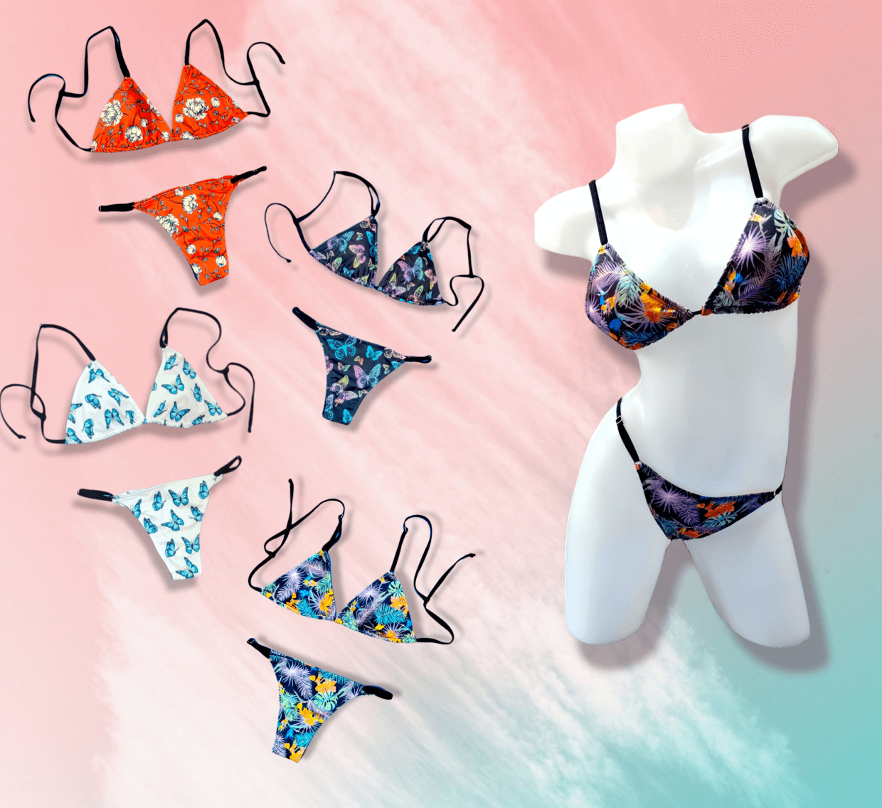 BIKINI TRIANGULO ESTAMPAS SURTIDAS