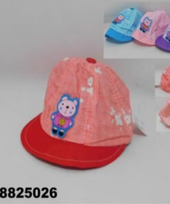 GORRA BEBÉ CON VISERA 4 COL