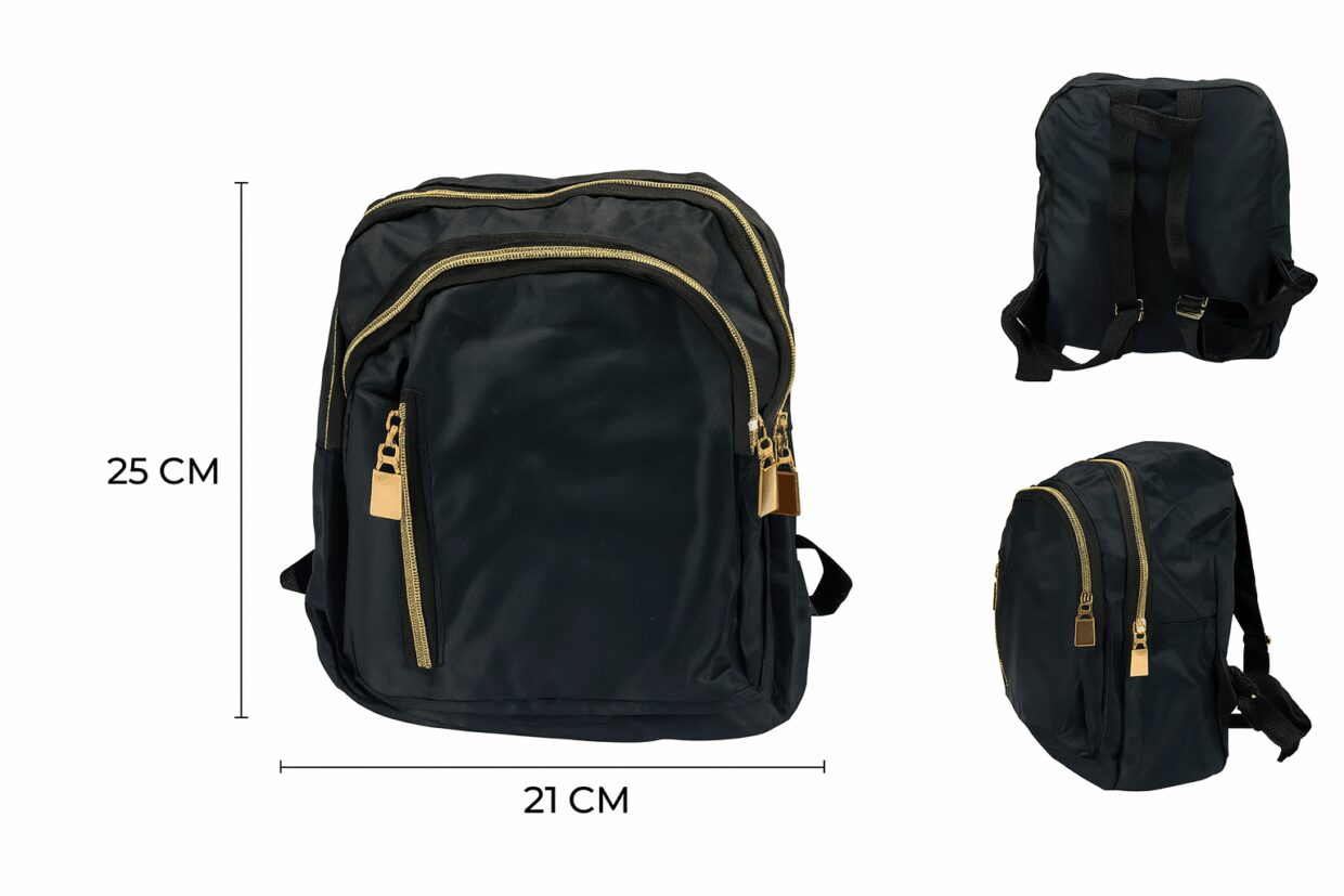 MOCHILA MINI NEGRA