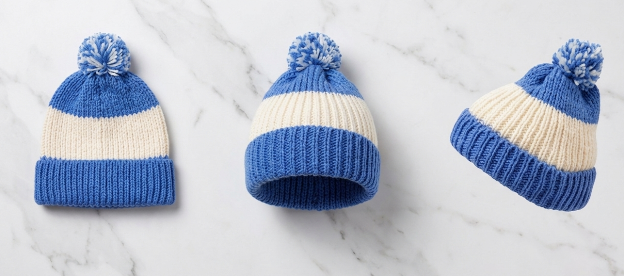 GORRO DE LANA CON POMPÓN DE ARGENTINA