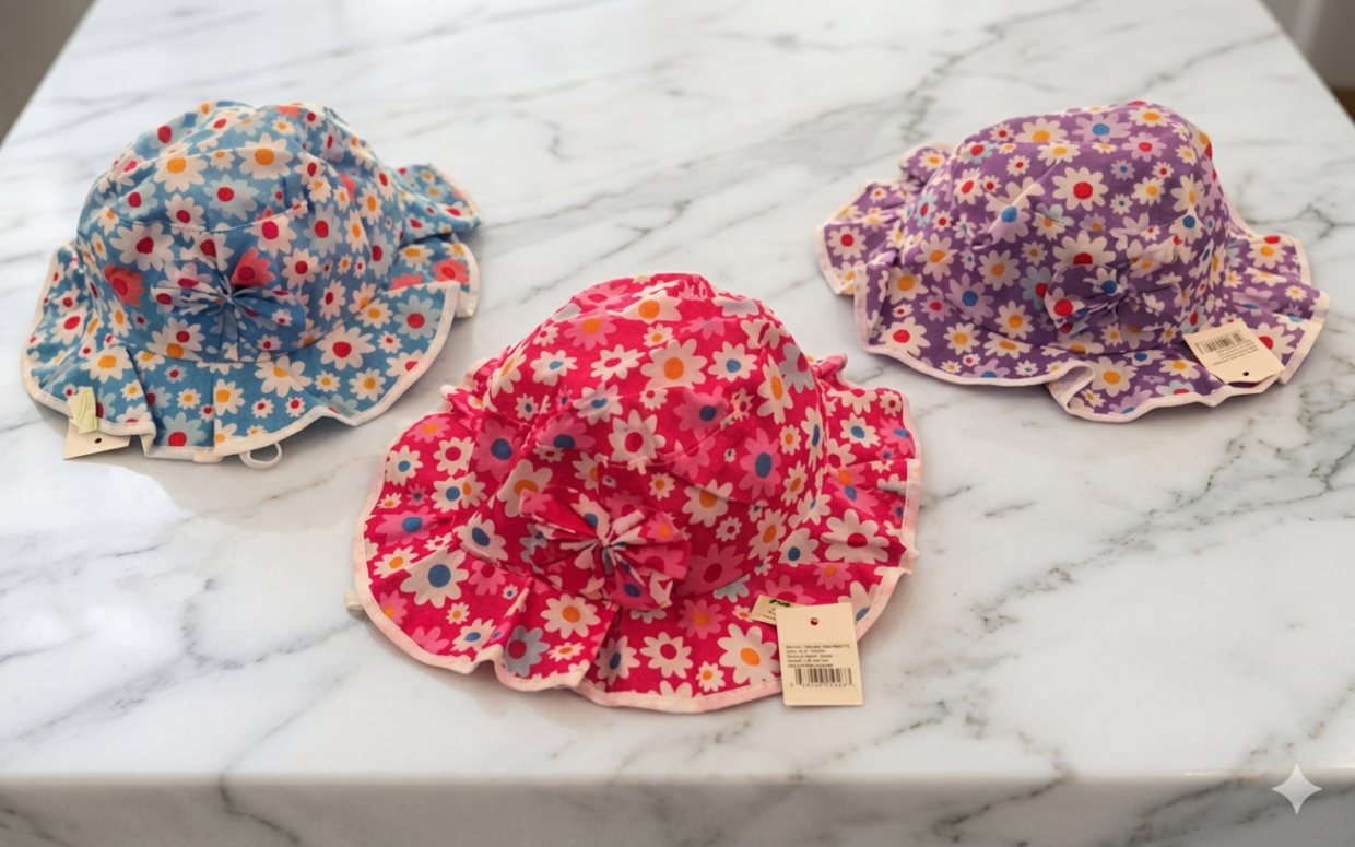 SOMBRERO CAPELINA INFANTIL 4 COL
