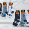 PACK X12 MEDIA 3/4 DOBLE RAYA TOP SOCKS HOMBRE