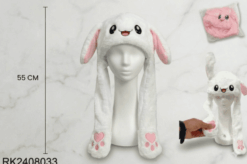 GORRO INFANTIL PELUCHE LEVANTA OREJAS