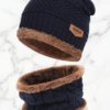 GORRO+CUELLO DE LANA CON PIEL