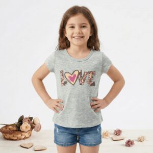 REMERA MANGA CORTA ESTAMPADA NENA