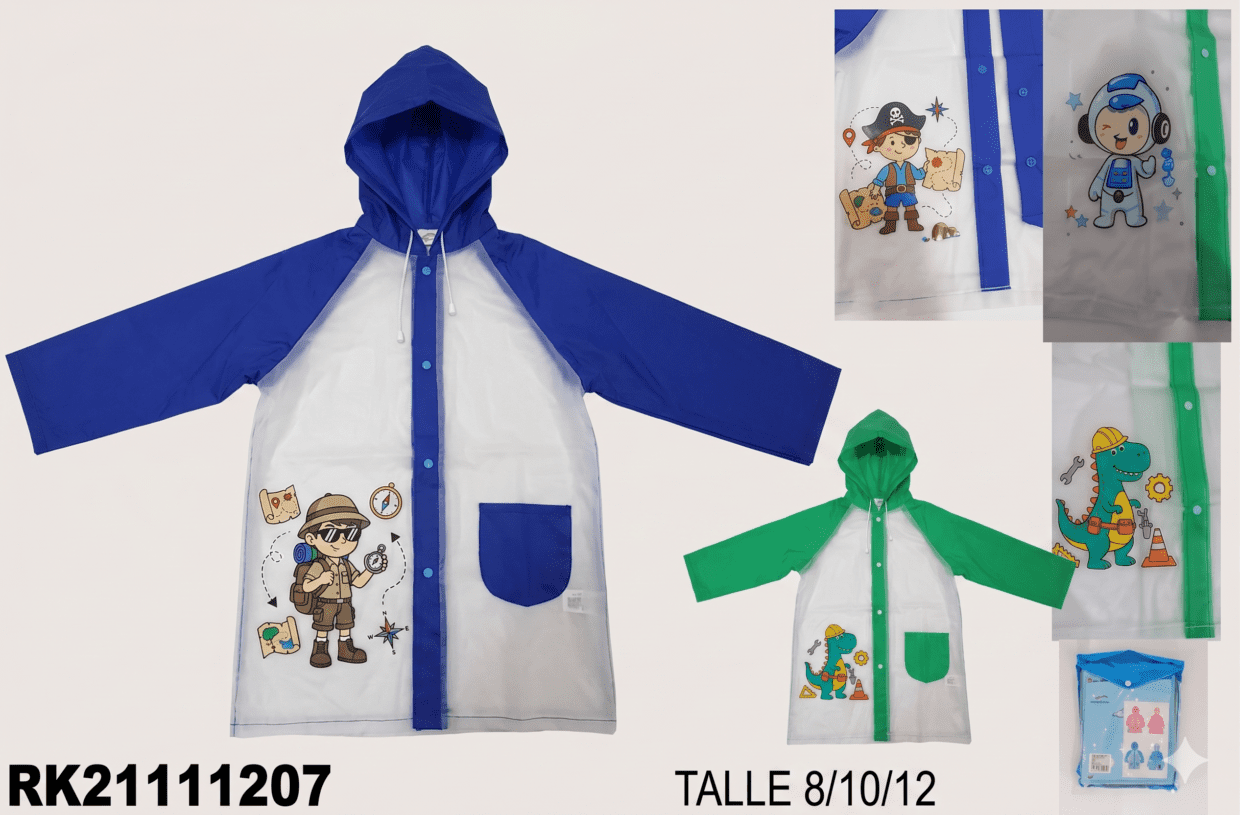 Alternative view of PILOTO LLUVIA INFANTIL TALLE 8/10/12 SURT