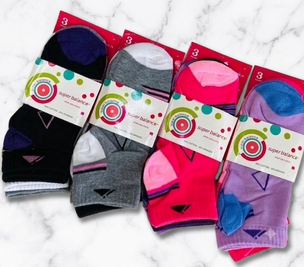 PACK X12 SOQUETE IMPORTADO DAMA ESTAMPADO
