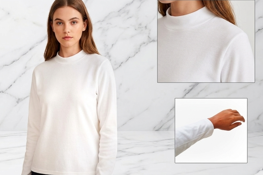MEDIA POLERA TÉRMICA BLANCA