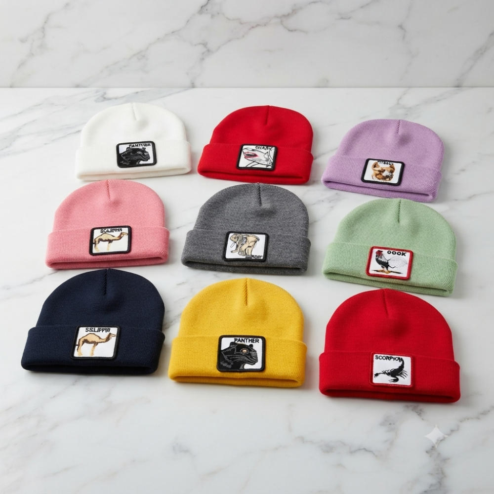 Alternative view of GORRO PARCHE GRANDE ANIMALES