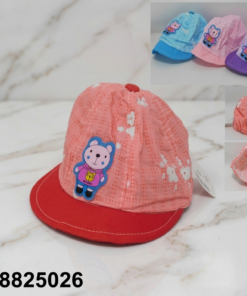 GORRA BEBÉ CON VISERA 4 COL