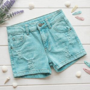 SHORT DE NENA DE JEAN NEVADO ELASTIZADO