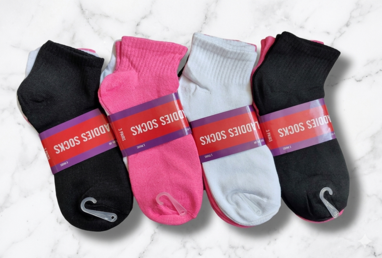 PACK X12 MEDIA TENISTA DE DAMA "LADIES SOCKS"