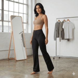 CALZA LYCRA NEGRA RECTA TERMICA