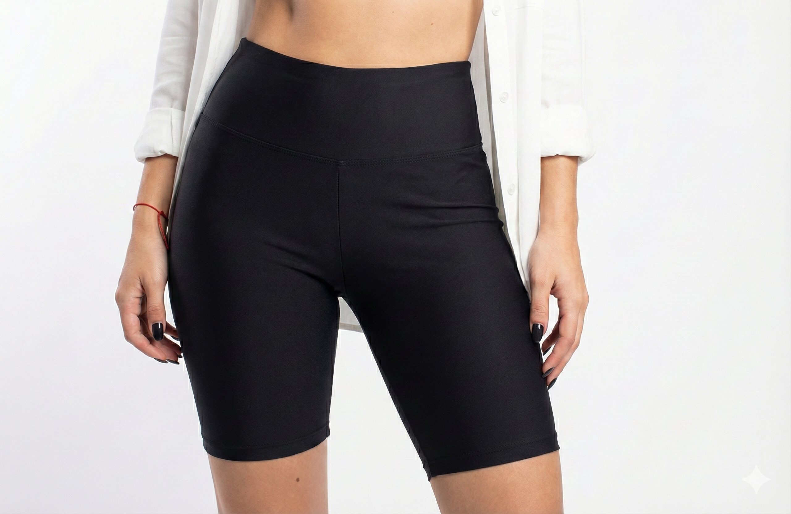 BIKER LYCRA NEGRO LISO