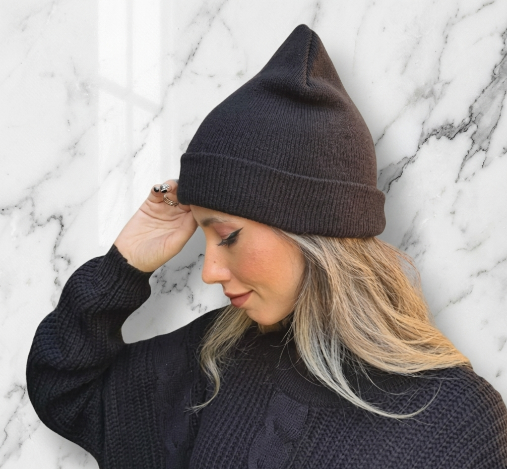 GORRO ROCKY NEGRO