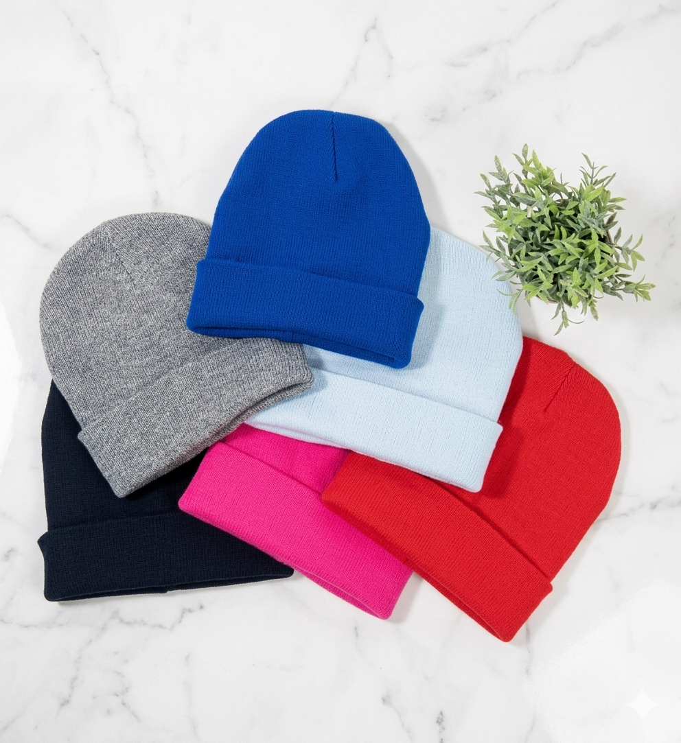 GORRO LISO DE ADULTO VARIOS COLORES