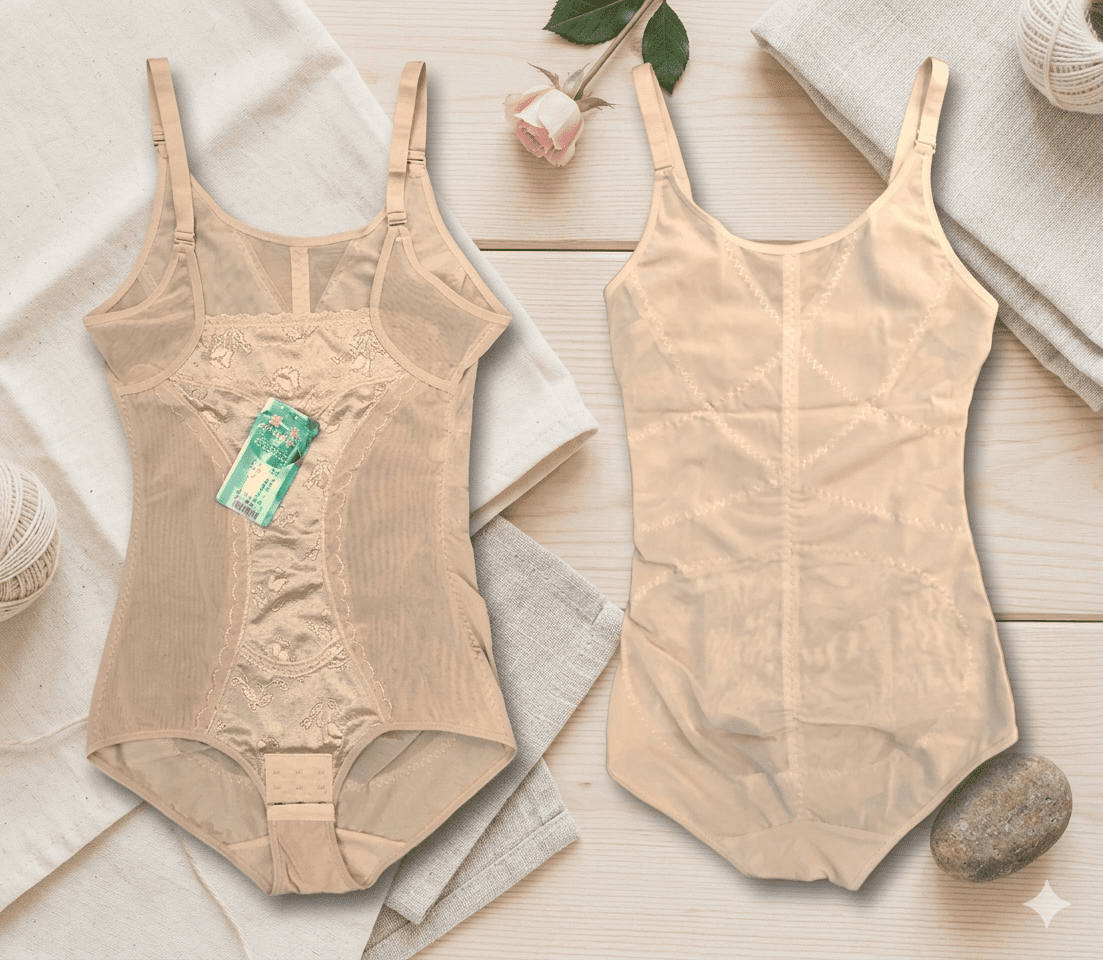 BODY CON ENCAJE TIRAS REGULABLES