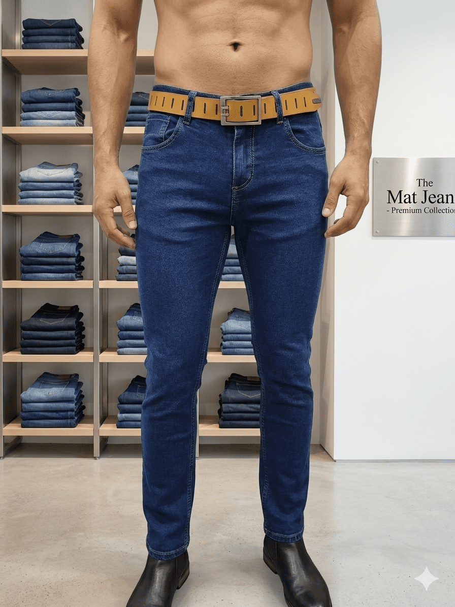 JEAN DE HOMBRE SEMICHUPIN AZUL