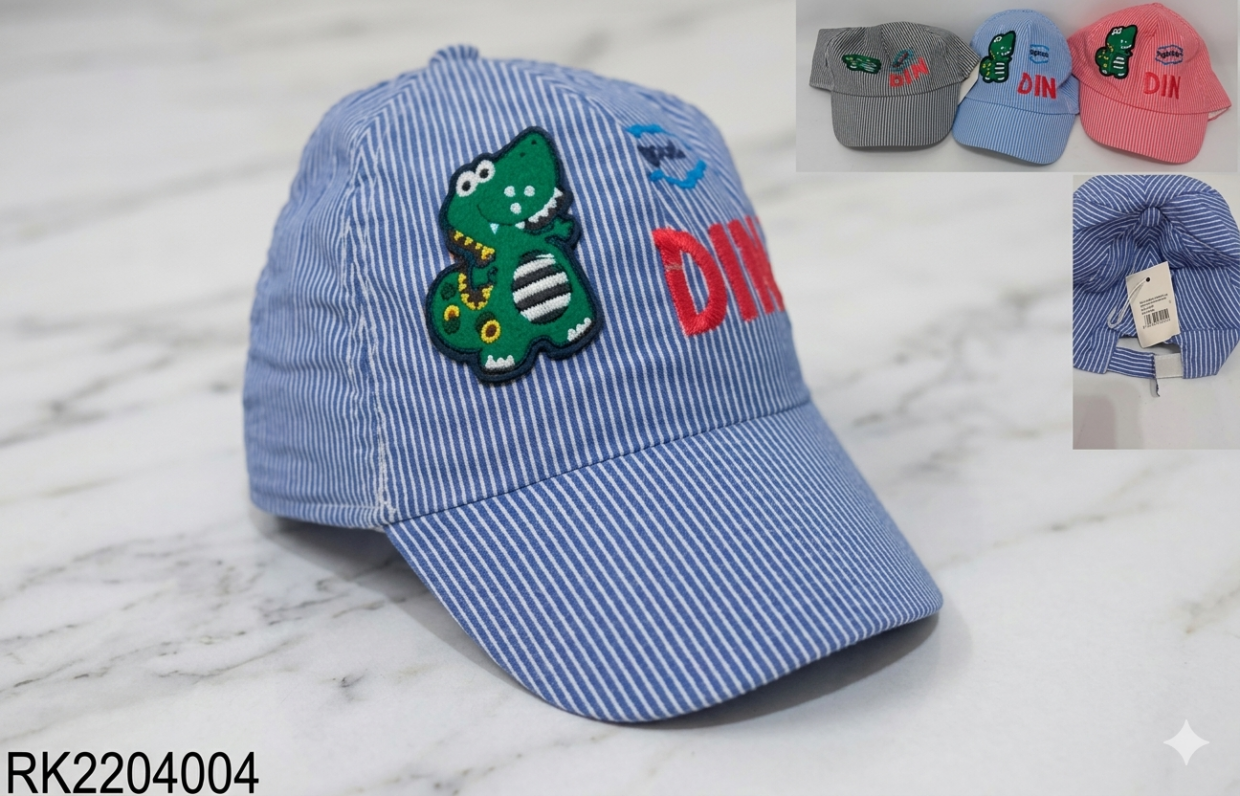 GORRA INFANTIL CON VISERA 4 COL