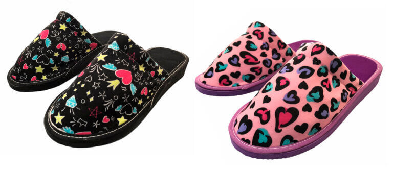 Alternative view of PANTUFLA ESTAMPADA DAMA