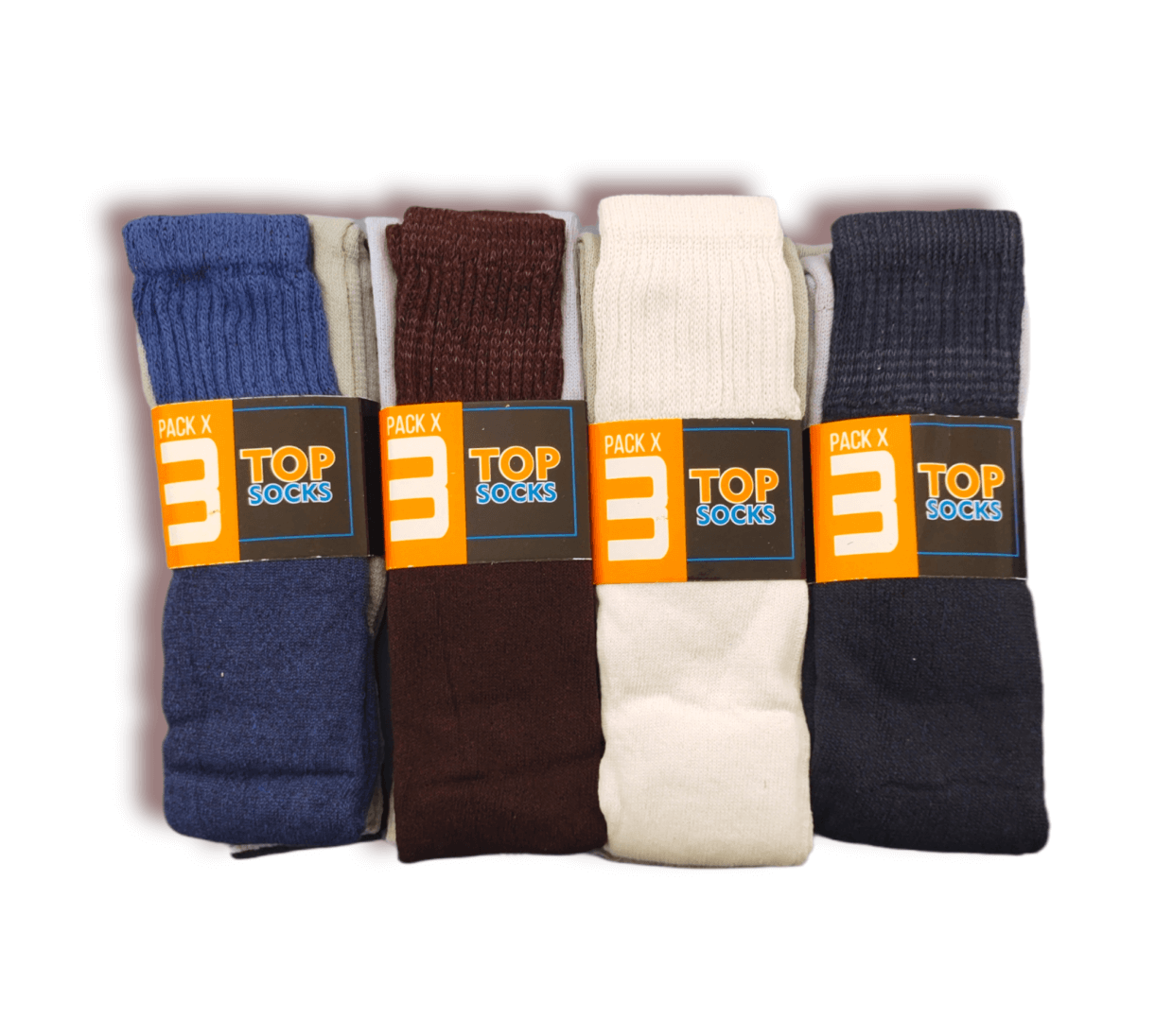 PACK X12 MEDIA TUBO TOP SOCKS