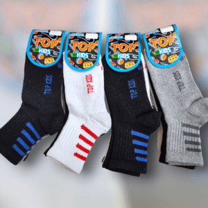 PACK X12 MEDIA TENISTA VARON "TOP KIDS"