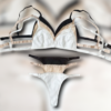 CONJUNTO TRIANGULO ALGODON Y LYCRA CON PUNTILLA