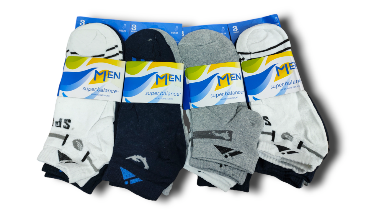 PACK X12 SOQUETE IMPORTADO HOMBRE