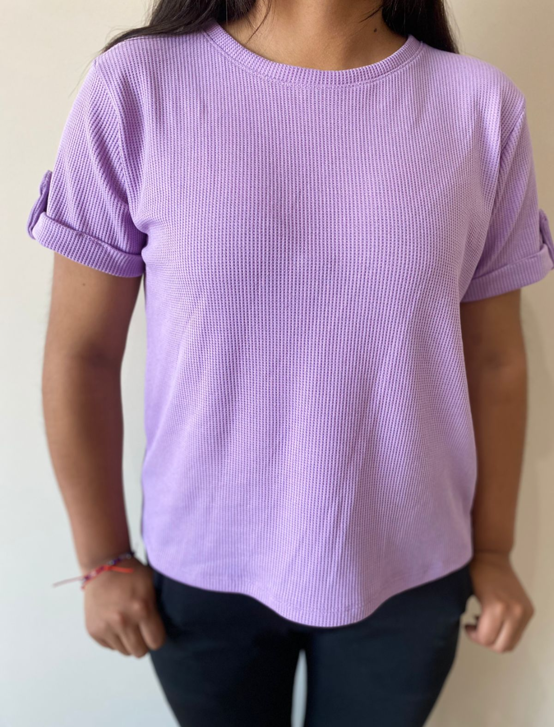 REMERA WAFFLE DAMA - Imagen 2