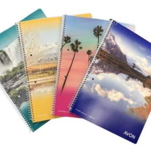 CUADERNO AVON RAYADO 84 HOJAS