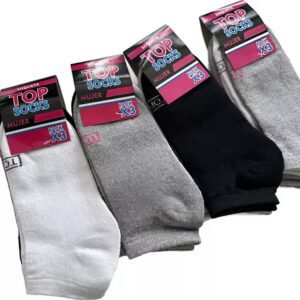 PACK X12 SOQUETE TOP SOCK LISA DAMA