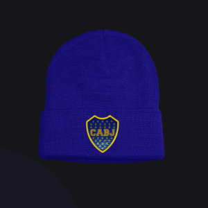 GORRO PARCHE ESCUDO BOCA