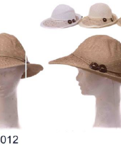 SOMBRERO CAPELINA CORDON Y BOTONES 3 COL