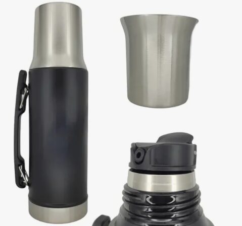 Alternative view of TERMO ACERO INOXIDABLE CON TAPON CEBADOR 1.2LT