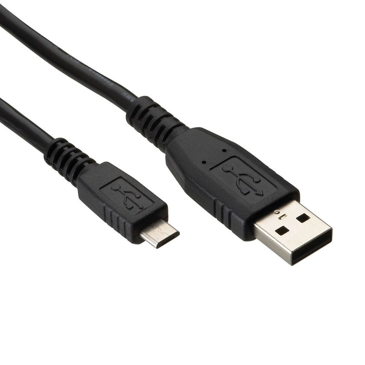 CABLE USB MICRO USB 1 MT NEGRO
