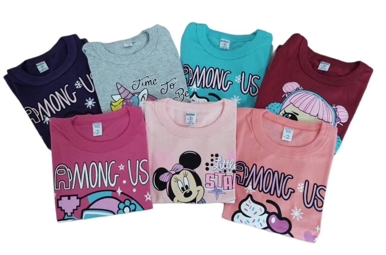 REMERA MANGA LARGA ESTAMPADA NENA ECONÓMICA