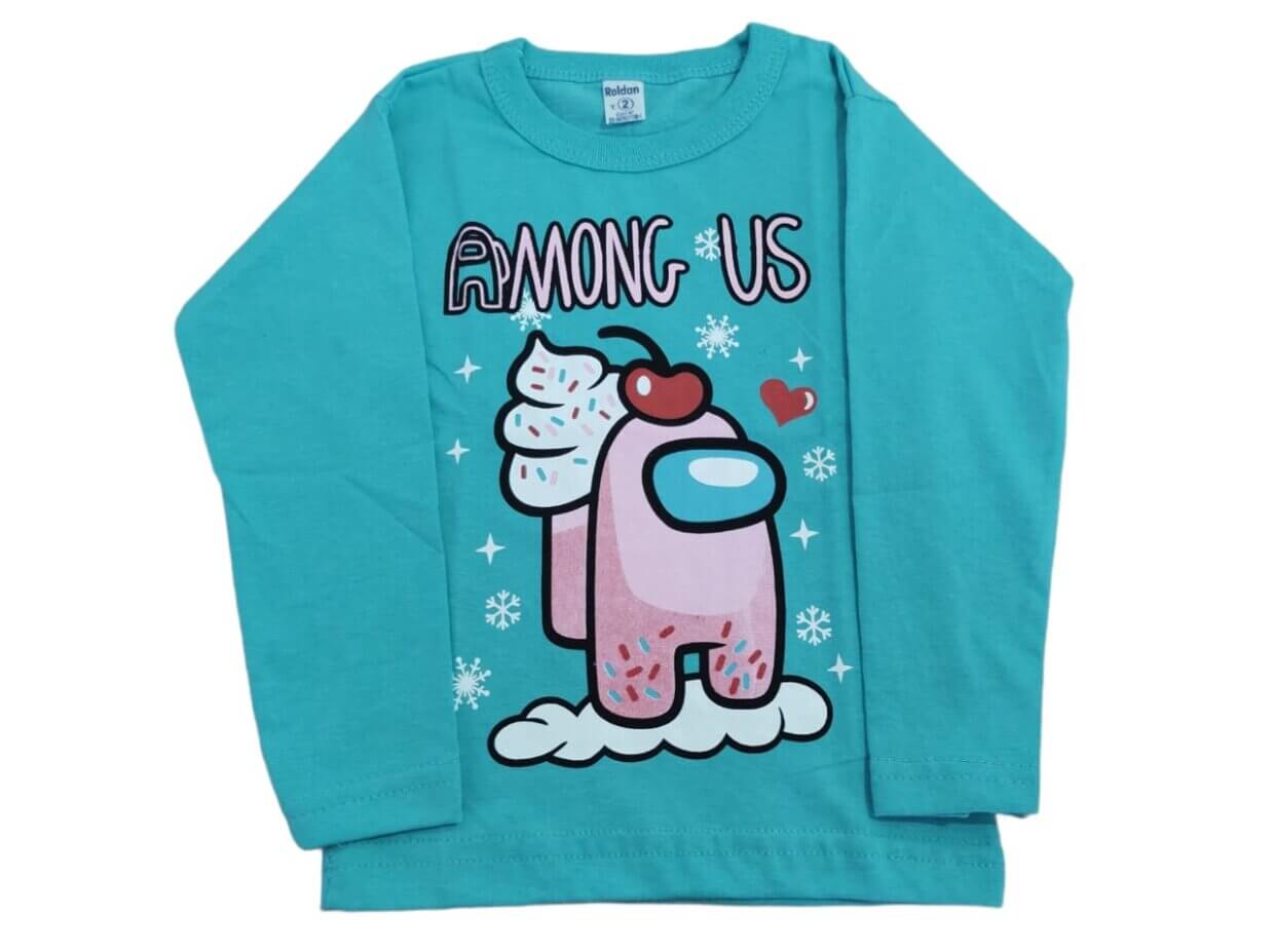 REMERA MANGA LARGA ESTAMPADA NENA ECONÓMICA - Imagen 4