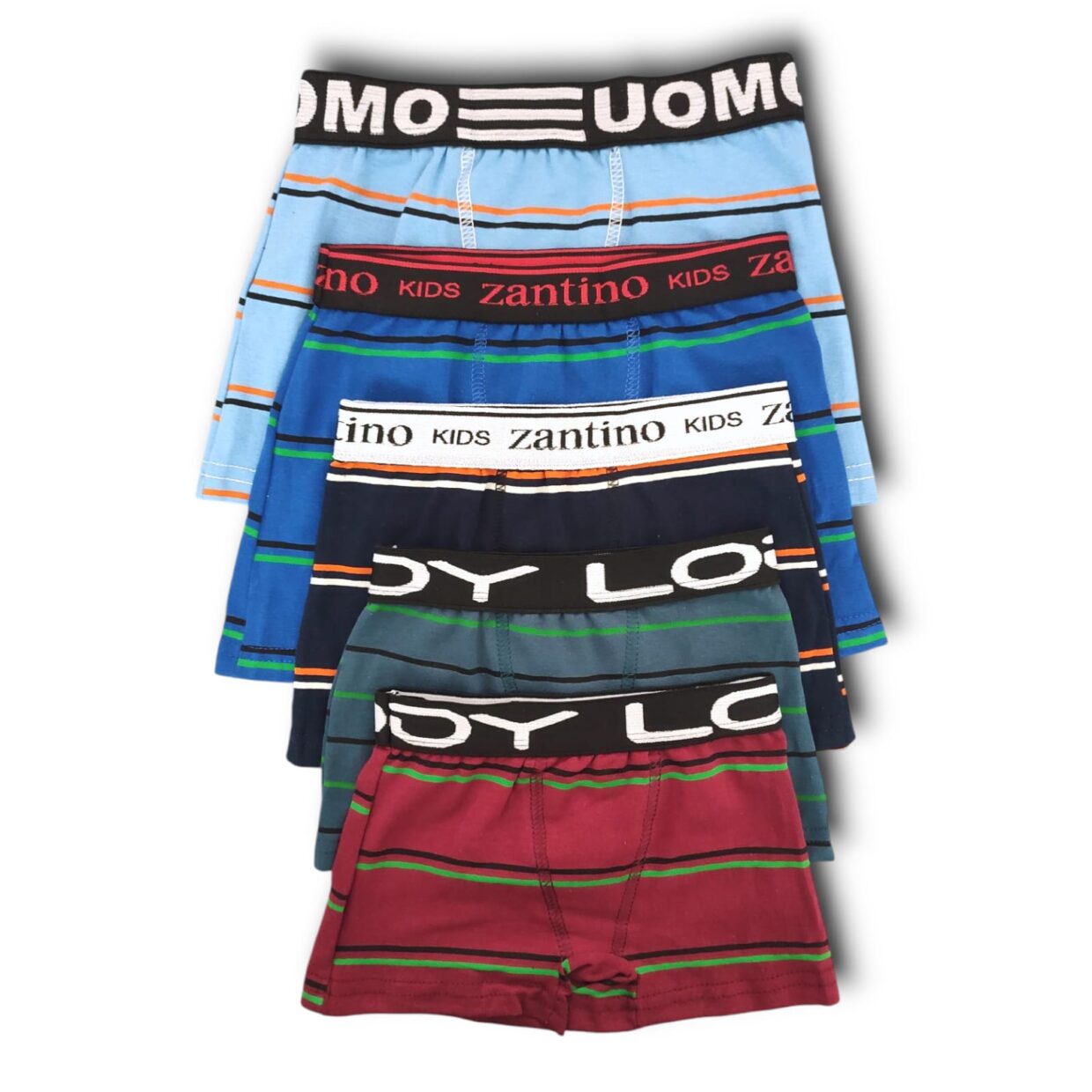 BOXER DE NIÑO ELASTICO MARCA SURTIDA