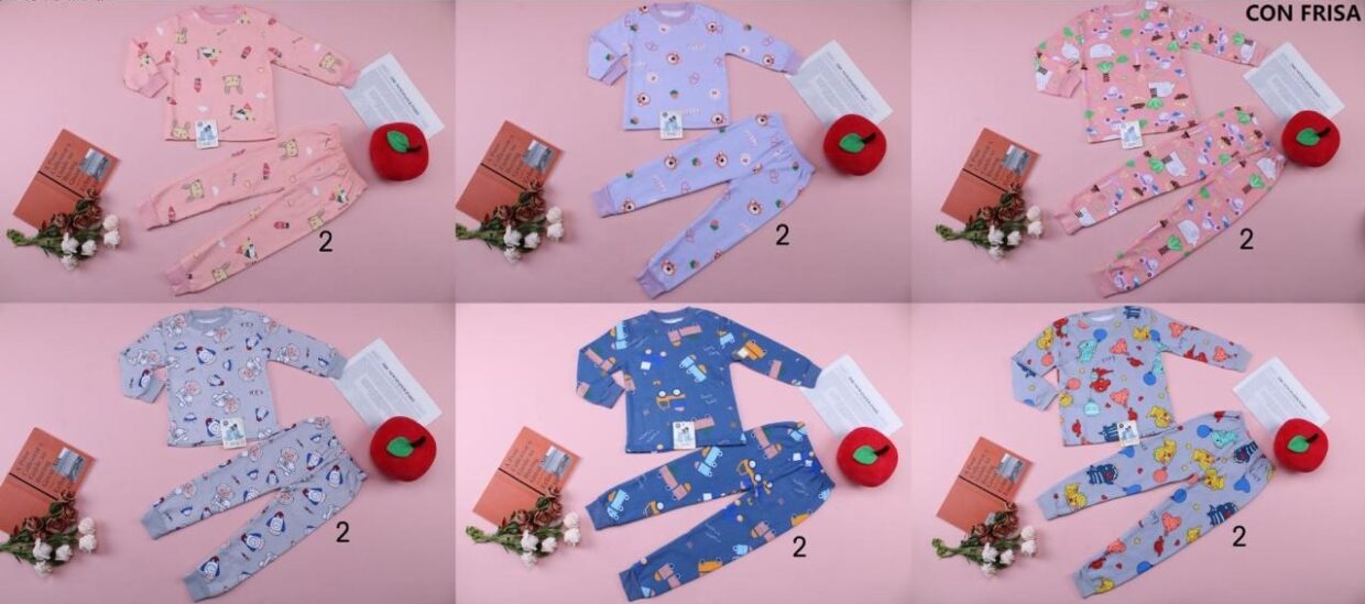 PIJAMA ESTAMPADO INFANTIL CON FRIZA