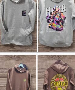 BUZO OVERSIZE CANGURO ESTAMPADO